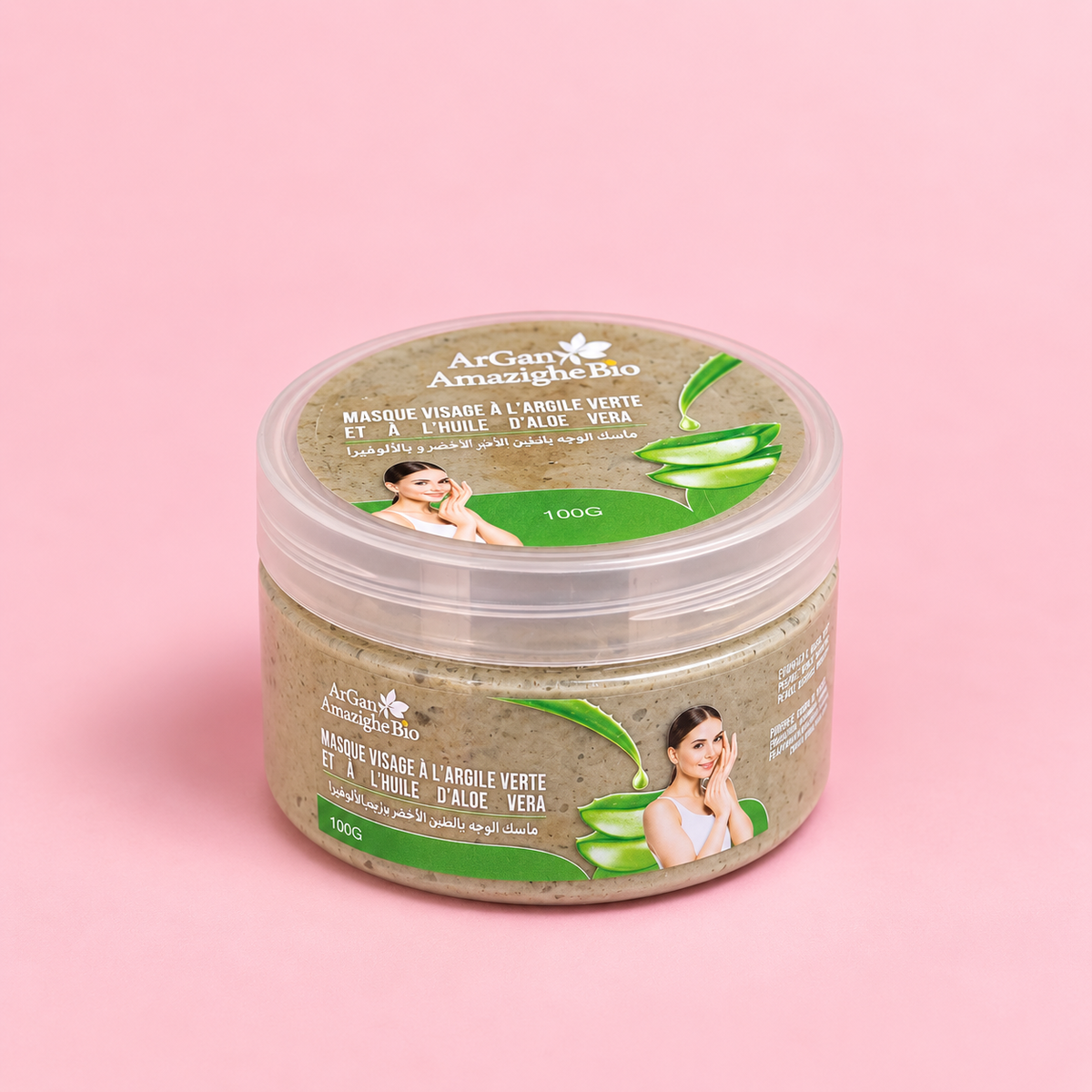 Masque Visage à l’Argile – 100 g 🌸