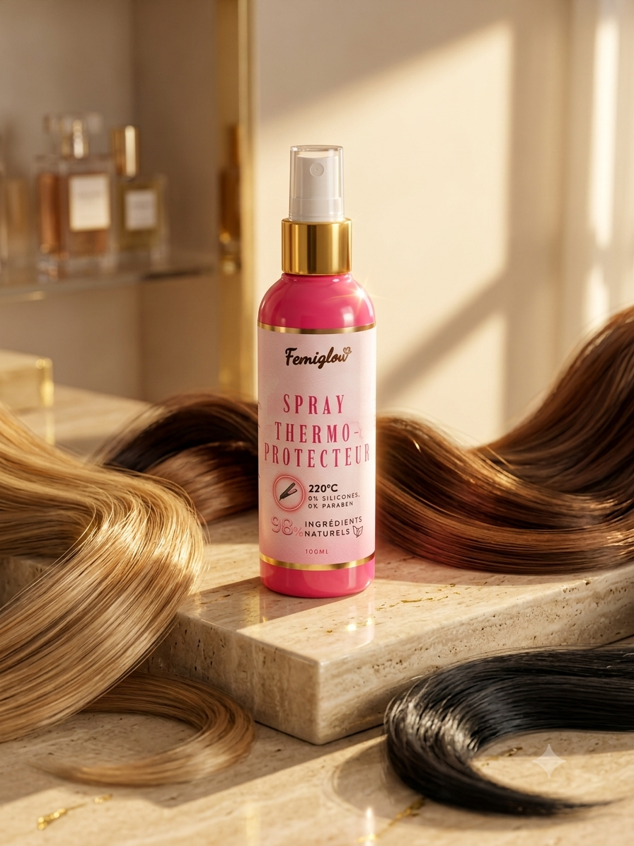 Spray Thermo-Protecteur Femiglow – Protection & Brillance