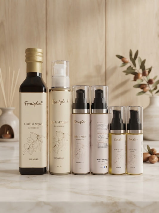 Huile d’Argan Cosmétique Pressée à Froid – Peau & Cheveux Sublimés