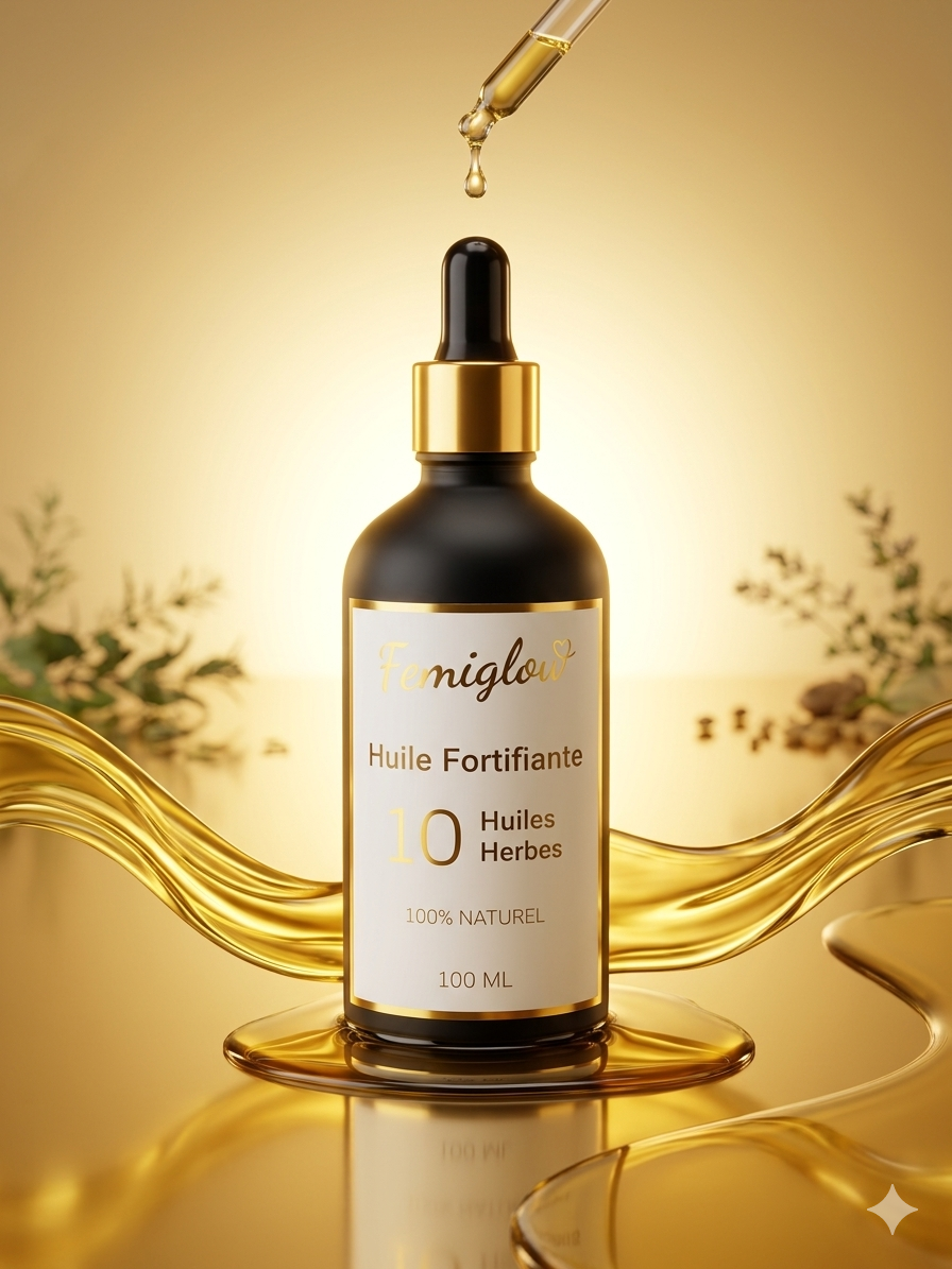 Huile Fortifiante – Cheveux Renforcés & Pousse Accélérée | Naturelle