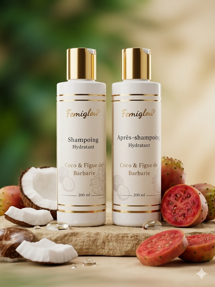 Pack Shampoing + Après-Shampoing Hydratant – Sans Sulfate & Sans Paraben