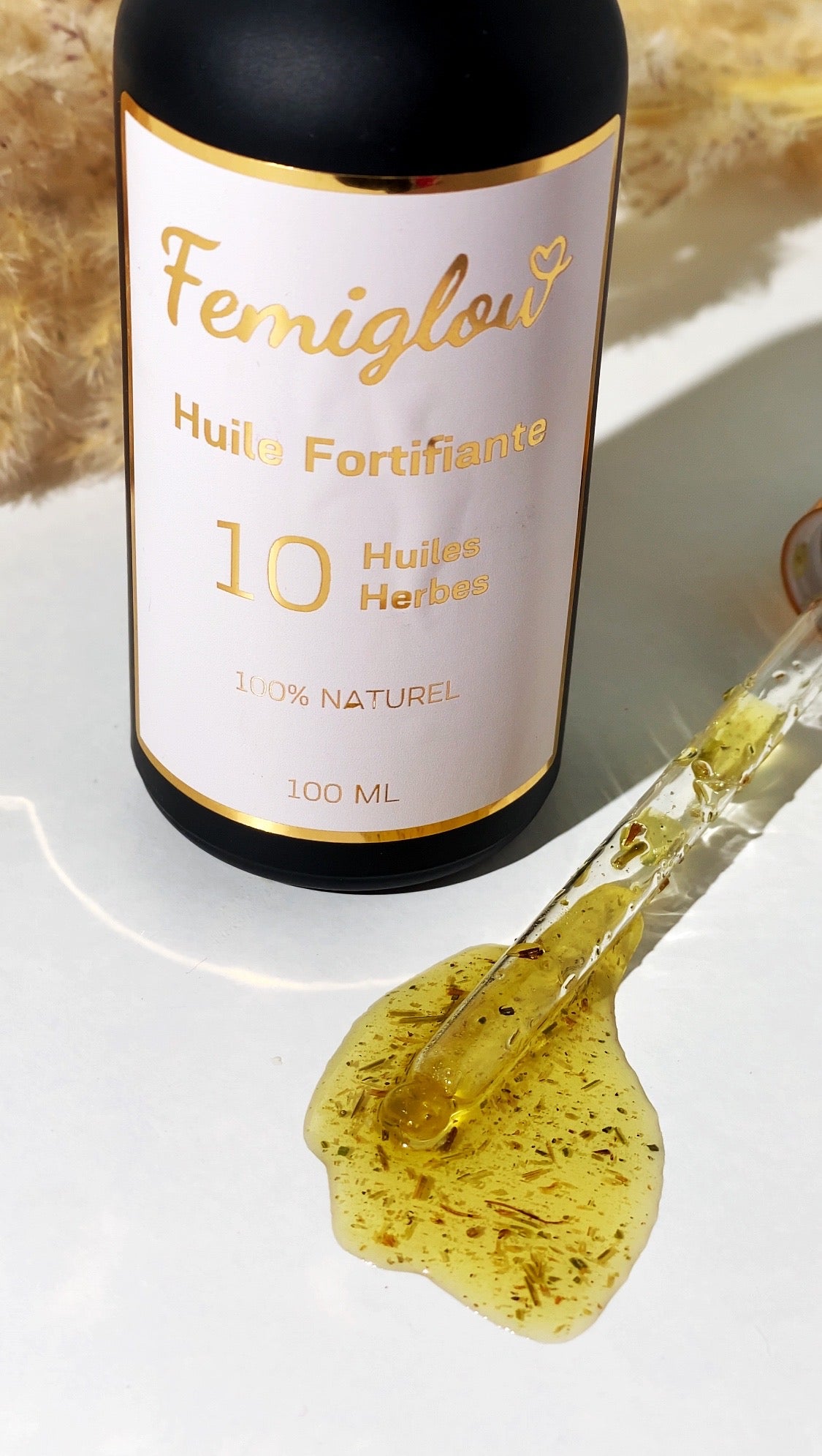 Huile Fortifiante – Cheveux Renforcés & Pousse Accélérée | Naturelle
